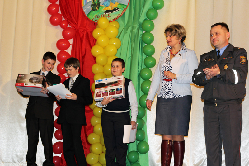 Победители 10-ой областной олимпиады по ПДД среди школьников Минской области