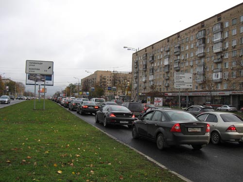 Москва, дороги как в Минске