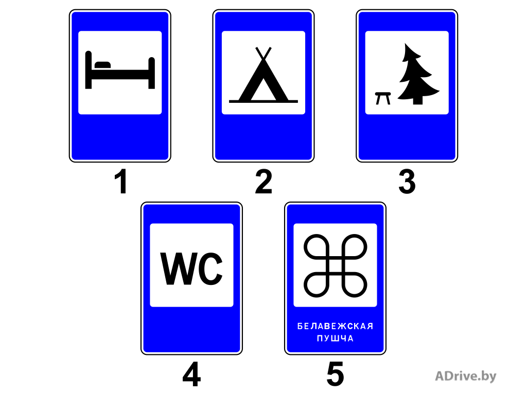 Kakoj Iz Pokazannyh Na Risunke Dorozhnyh Znakov Nazyvaetsya Mesto Otdyha